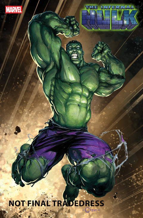 Infernal Hulk 3 Comic Clayton Crain Variant Marvel Comics 2026
