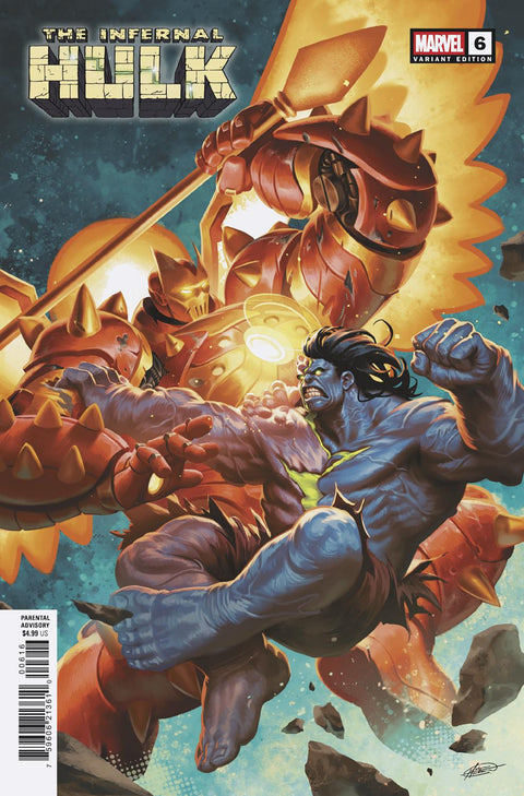 Infernal Hulk 6 Comic Mateus Manhanini Incentive Variant (1:25) Marvel Comics 2026