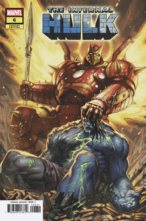 Infernal Hulk 6 Comic Davide Paratore Variant Marvel Comics 2026