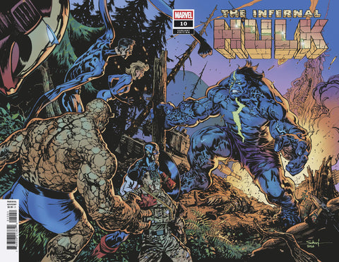 Infernal Hulk 10 Comic Jonas Scharf Wraparound Battle Variant Marvel Comics 2026