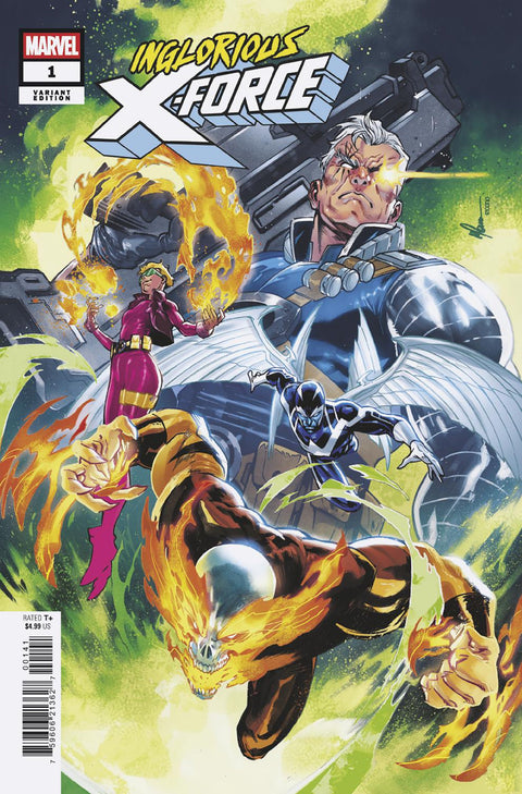 Inglorious X-Force 1 Comic Francesco Manna Variant Marvel Comics 2026