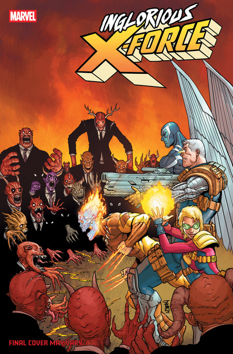 Inglorious X-Force 2 Comic Jacen Burrows Variant Marvel Comics 2026