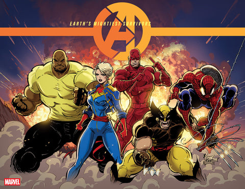 AVENGERS #1 KAARE ANDREWS WRAPAROUND VARIANT Marvel Chip Zdarsky Marco Checchetto Kaare Andrews