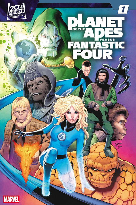 PLANET OF THE APES VS. FANTASTIC FOUR #1 Marvel Josh Trujillo Andrea Di Vito Cory Smith