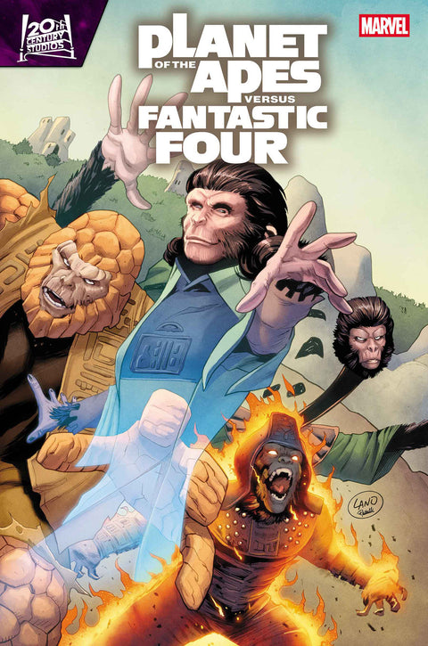 Planet of the Apes vs. Fantastic Four 2 Comic Greg Land Marvel Comics 2026