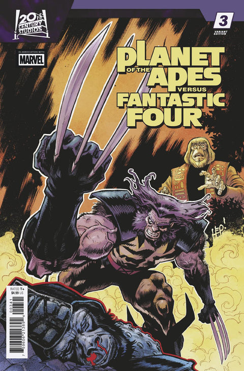 Planet of the Apes vs. Fantastic Four 3 Comic Scott Hepburn Versus Variant Marvel Comics 2026