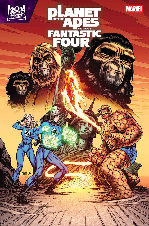 Planet of the Apes vs. Fantastic Four 3 Comic Cory Smith Variant Marvel Comics 2026