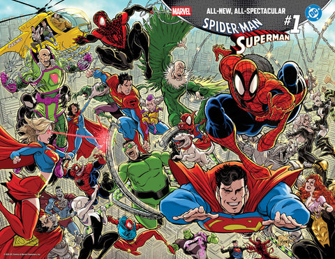 Marvel / DC: Spider-Man / Superman 1 Comic Kaare Andrews Wraparound Variant Marvel Comics / DC Comics 2026