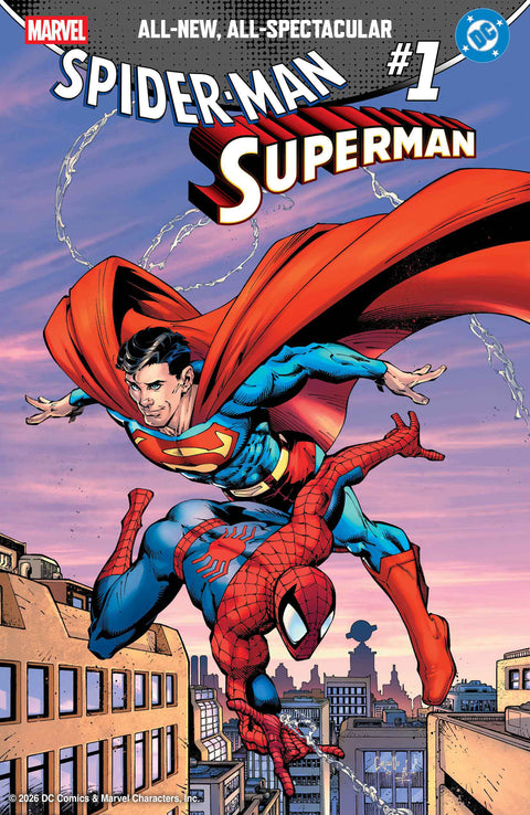 MARVEL/DC: SPIDER-MAN/SUPERMAN #1 GREG CAPULLO VARIANT Marvel Brad Meltzer Pepe Larraz Greg Capullo