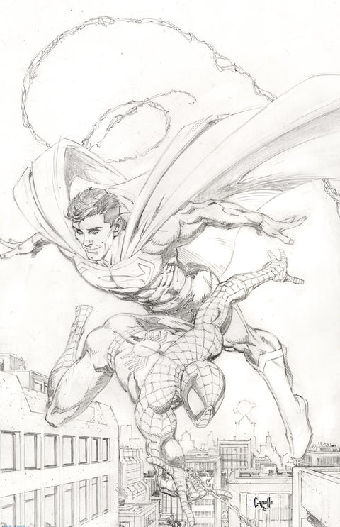 Marvel / DC: Spider-Man / Superman 1 Comic Greg Capullo Incentive Sketch Variant (1:200) Marvel Comics / DC Comics 2026