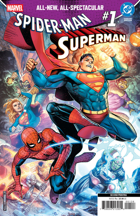 Marvel / DC: Spider-Man / Superman 1 Comic 2nd Printing Jim Cheung Variant Marvel Comics 2026