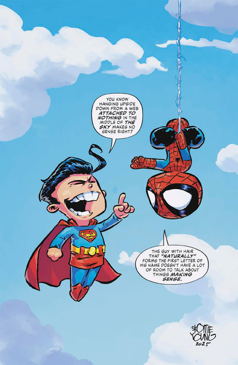 Marvel / DC: Spider-Man / Superman 1 Comic Skottie Young Variant Marvel Comics / DC Comics 2026