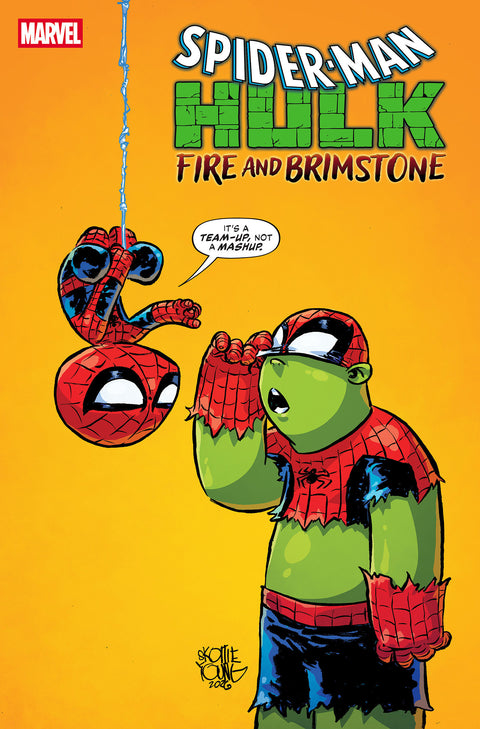 Spider-Man / Hulk: Fire and Brimstone 1 Comic Skottie Young Variant Marvel Comics 2026