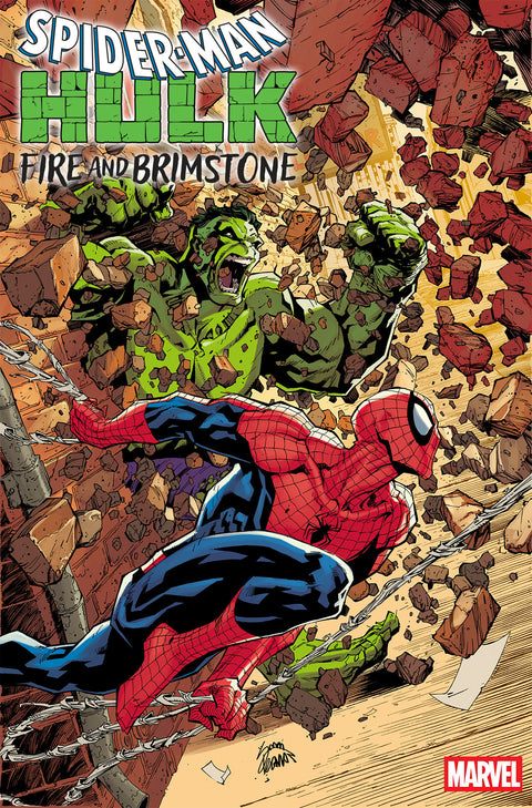 Spider-Man / Hulk: Fire and Brimstone 1 Comic Ryan Stegman Variant Marvel Comics 2026