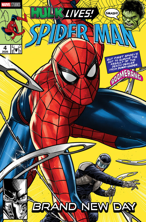 Spider-Man / Hulk: Fire and Brimstone 1 Comic CAFU Spider-Man: Brand New Day Marvel Studios Variant Marvel Comics 2026