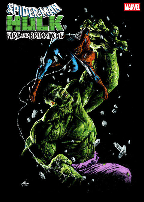SPIDER-MAN/HULK: FIRE AND BRIMSTONE #3 GABRIELE DELL'OTTO VARIANT Marvel Kevin Smith R.B. Silva Gabriele Dell'Otto