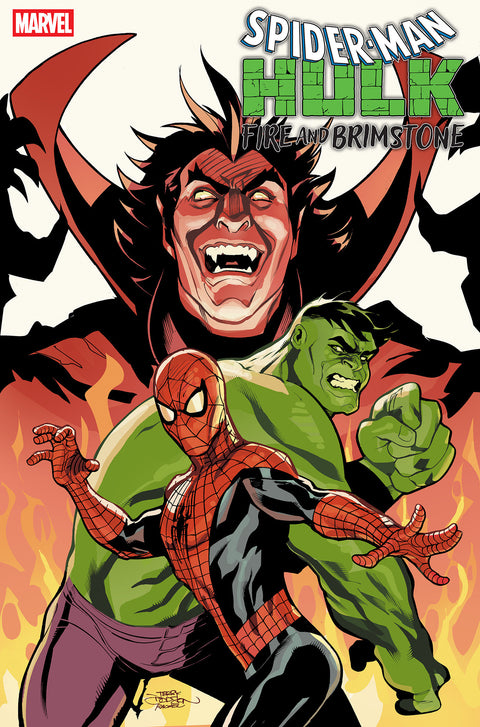 SPIDER-MAN/HULK: FIRE AND BRIMSTONE #3 TERRY DODSON VARIANT Marvel Kevin Smith R.B. Silva Terry Dodson