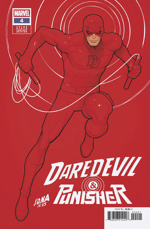 Daredevil / Punisher: The Devil's Trigger 4 Comic David Nakayama Color Block Red Variant Marvel Comics 2026