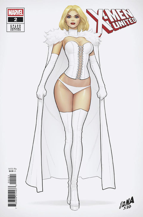 X-MEN UNITED #2 DAVID NAKAYAMA COLOR BLOCK WHITE VARIANT Marvel Eve L. Ewing Tiago Palma David Nakayama