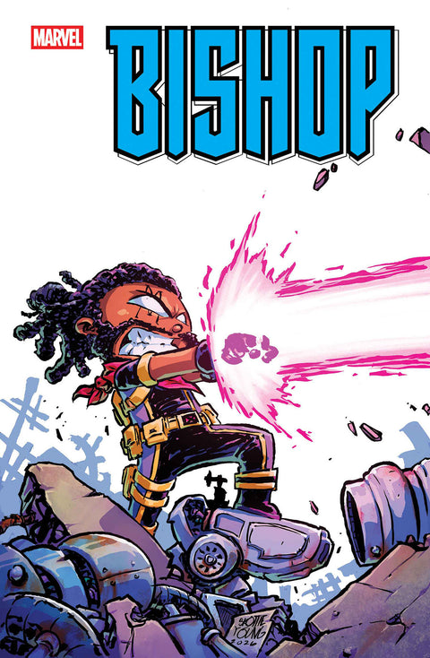 BISHOP #1 SKOTTIE YOUNG VARIANT Marvel Saladin Ahmed Mario Santoro Skottie Young