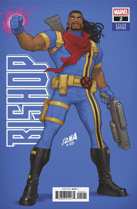 BISHOP #2 DAVID NAKAYAMA COLOR BLOCK BLUE VARIANT Marvel Saladin Ahmed Mario Santoro David Nakayama