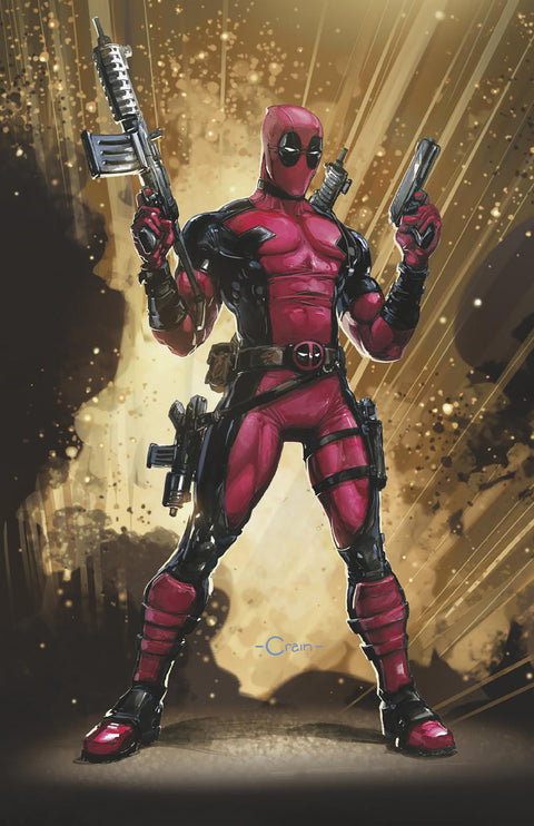Wade Wilson: Deadpool 1 Comic Clayton Crain Incentive Virgin Variant (1:50) Marvel Comics 2026