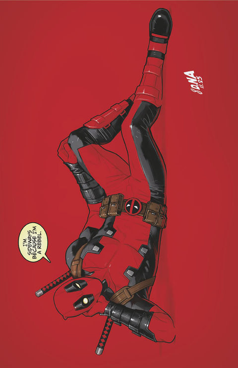 WADE WILSON: DEADPOOL #1 DAVID NAKAYAMA COLOR BLOCK RED VIRGIN VARIANT 1:50 Marvel Benjamin Percy Geoff Shaw David Nakayama