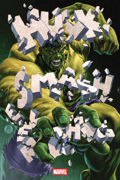 Hulk: Smash Everything 1 Comic Mark Brooks Variant Marvel Comics 2025