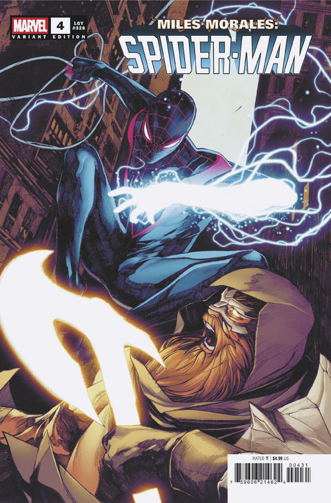 MILES MORALES: SPIDER-MAN #4 ALESSANDRO CAPPUCCIO VARIANT Marvel Bryan Hill Nico Leon Alessandro Cappuccio