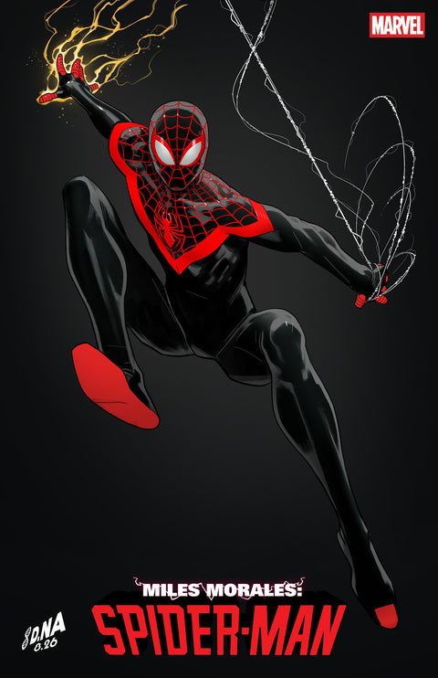 MILES MORALES: SPIDER-MAN #5 DAVID NAKAYAMA COLOR BLOCK BLACK VARIANT Marvel Bryan Hill Nico Leon David Nakayama