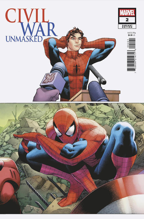 Civil War: Unmasked 2 Comic Paulo Siqueira Connecting Variant Marvel Comics 2026