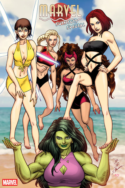 MARVEL SWIMSUIT SPECIAL: BRAND NEW BEACH DAY #1 JOHN ROMITA JR. VARIANT 1:25 Marvel Cody Ziglar Pasqual Ferry John Romita Jr.