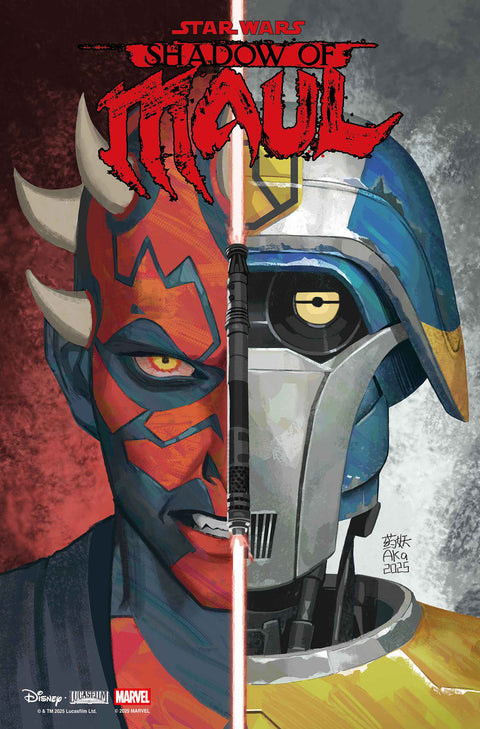 STAR WARS: SHADOW OF MAUL #2 AKA HEADSHOT VIRGIN VARIANT Marvel Benjamin Percy Madibek Musabekov AKA