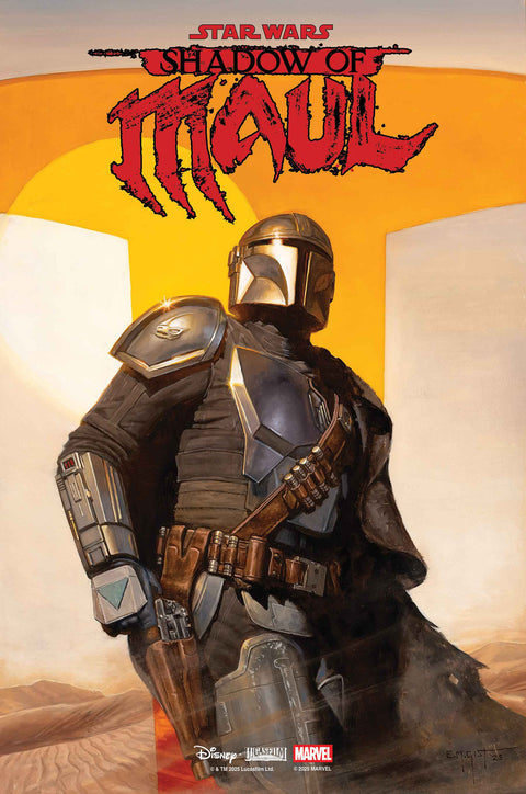 STAR WARS: SHADOW OF MAUL #2 E.M. GIST MANDALORIAN & GROGU VARIANT Marvel Benjamin Percy Madibek Musabekov E.M. Gist