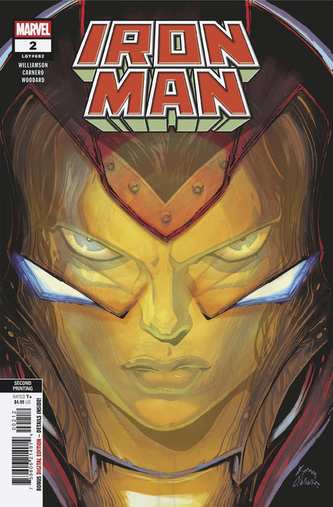 IRON MAN #2 RYAN STEGMAN 2ND PRINTING VARIANT Marvel Joshua Williamson Carmen Carnero Ryan Stegman
