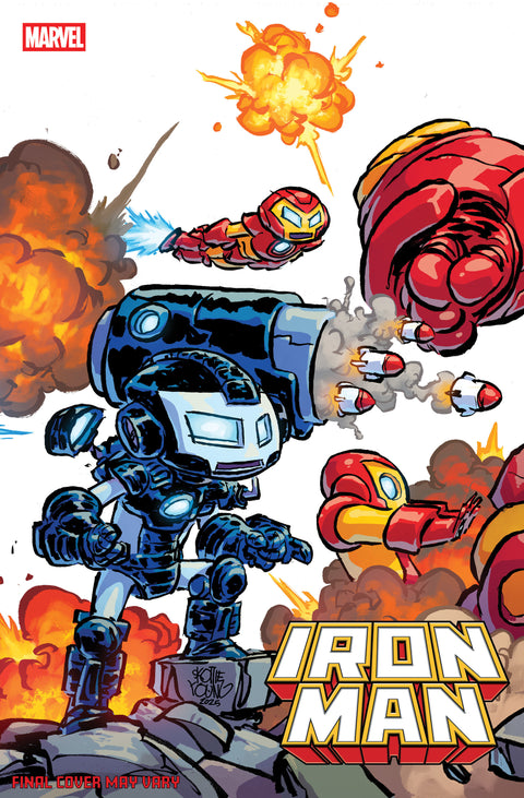 Iron Man, Vol. 8 2 Comic Skottie Young Connecting Variant Marvel Comics 2026