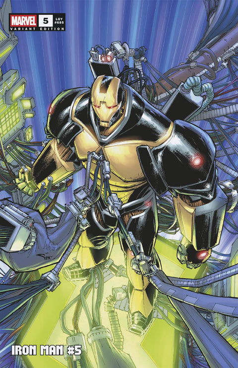 Iron Man, Vol. 8 5 Comic Whilce Portacio Advanced Iron Man Variant Marvel Comics 2026