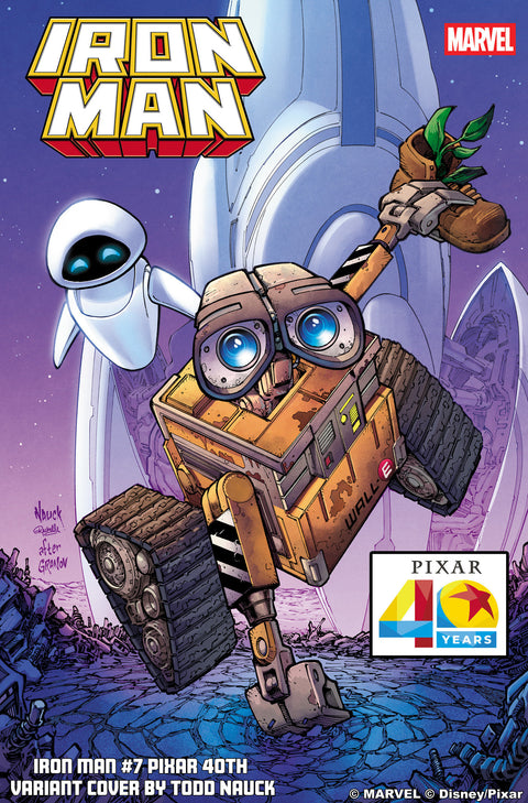 Iron Man, Vol. 8 7 Comic Todd Nauck Pixar 40th Anniversary Variant Marvel Comics 2026