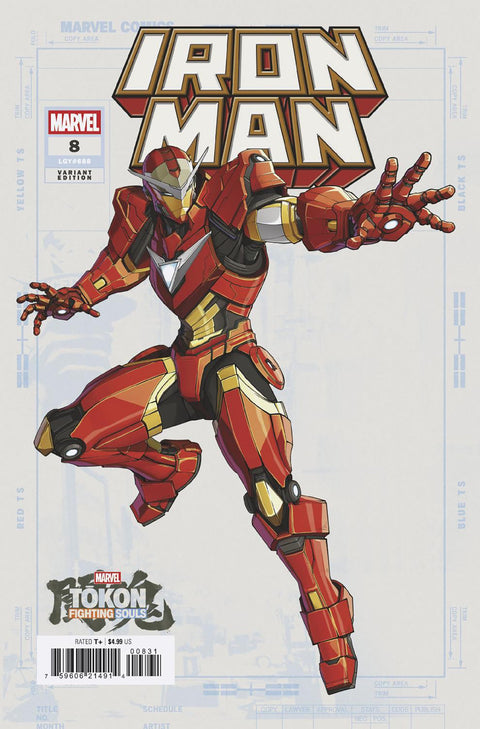 Iron Man, Vol. 8 8 Comic Marvel Tokon: Fighting Souls Variant Marvel Comics 2026