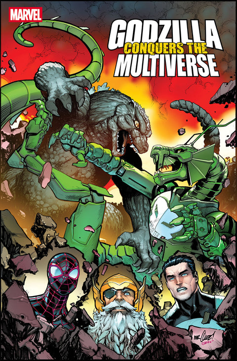 GODZILLA CONQUERS THE MULTIVERSE #4 Marvel Gerry Duggan Javier Garron David Marquez