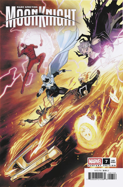 MARC SPECTOR: MOON KNIGHT #7 MICHELE BANDINI VARIANT 1:25 Marvel Jed MacKay Devmalya Pramanik Michele Bandini