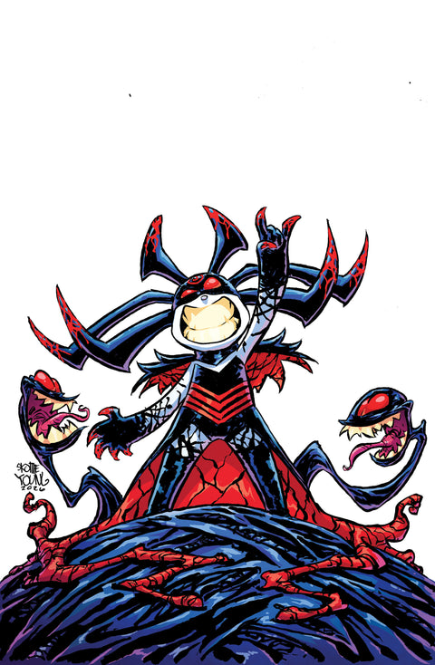 Queen in Black 1 Comic Skottie Young Incentive Virgin Variant (1:100) Marvel Comics 2026