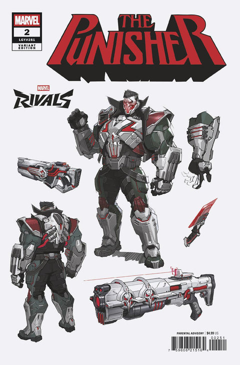 The Punisher, Vol. 15 2 Comic Netease Marvel Rivals Variant Marvel Comics 2026