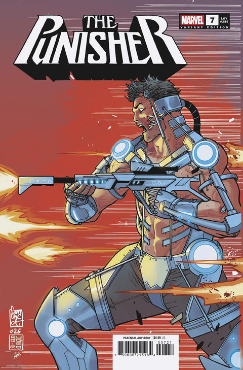 The Punisher, Vol. 15 7 Comic Giuseppe Camuncoli Connecting Variant Marvel Comics 2026