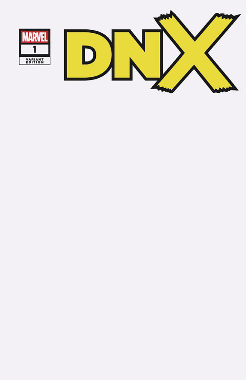 DNX 1 Comic Blank Cover Marvel Comics 2026