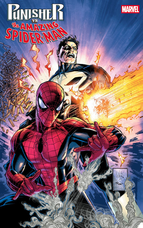 Punisher vs. Spider-Man 1 Comic Whilce Portacio Variant Marvel Comics 2026