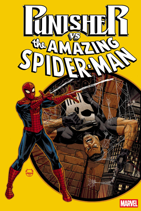 Punisher vs. Spider-Man 1 Comic Dave Johnson Foil Variant Marvel Comics 2026
