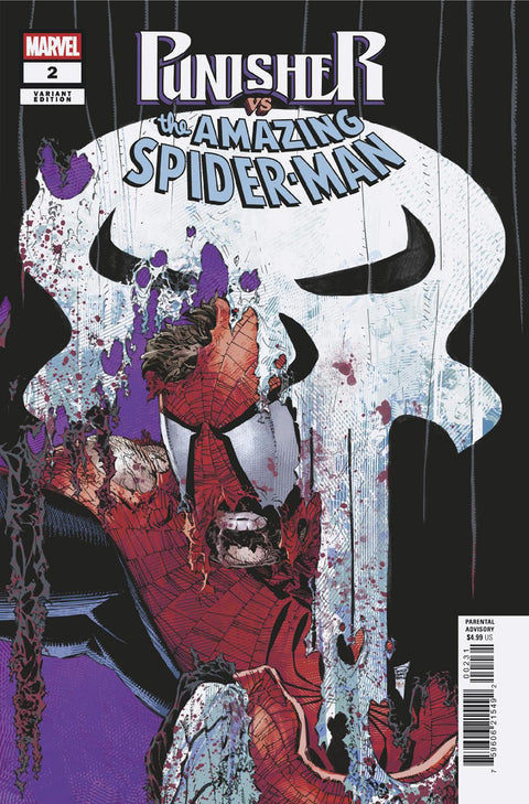 Punisher vs. Spider-Man 2 Comic Tbd Artist Variant Marvel Comics 2026