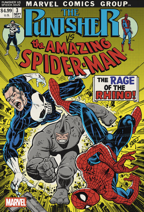 PUNISHER VS. SPIDER-MAN #3 ERIK LARSEN VARIANT Marvel Dan Abnett Alvaro Lopez Erik Larsen