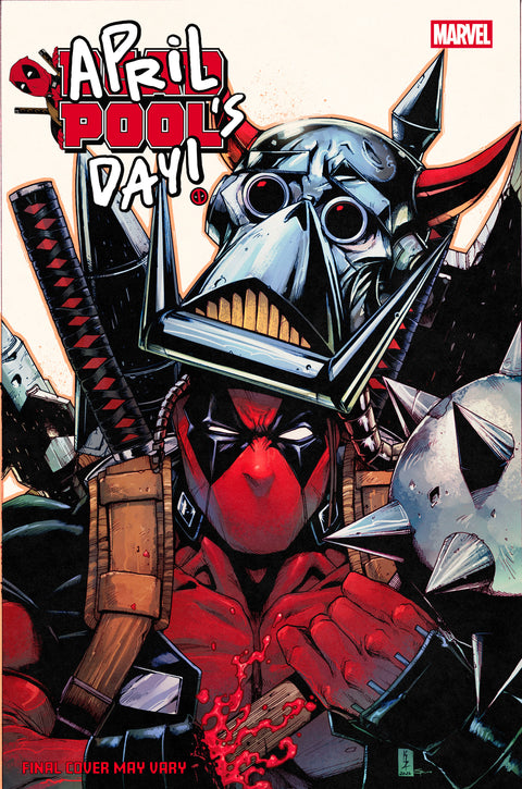 Deadpool: April Pool's Day 1 Comic Kei Zama Death's Head Variant Marvel Comics 2026